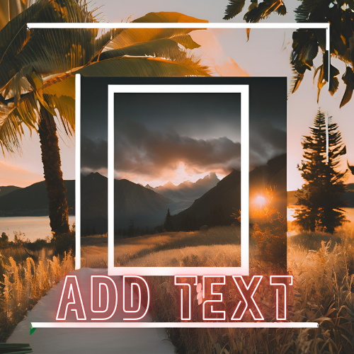 Add text app logo