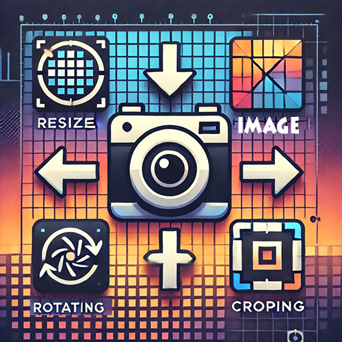 Resize images app logo