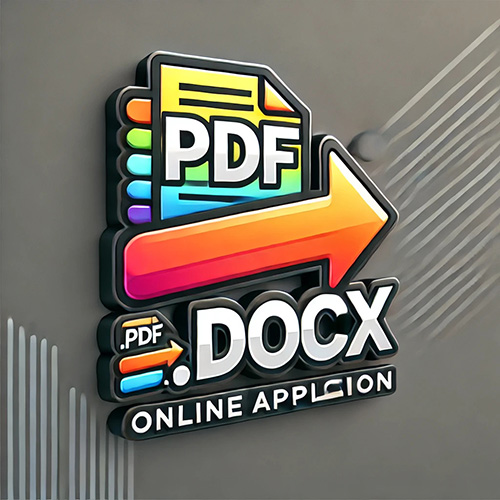 PDF to Word-DOCX Logo - canvaimage.com