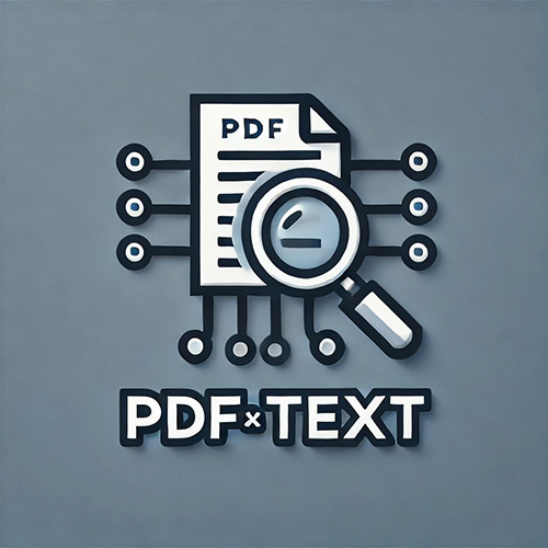 PDF to text Logo - canvaimage.com